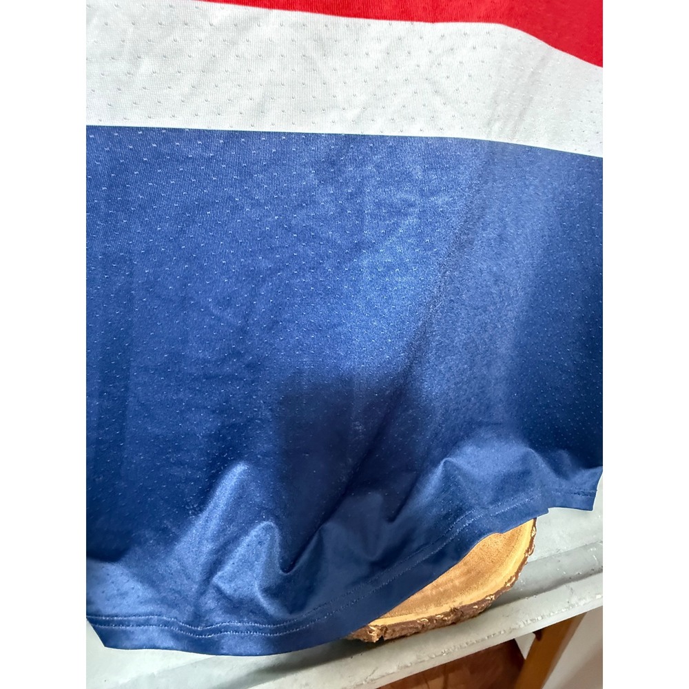 Vintage Alleson Athletic SOX Baseball Jersey Hannah #5 Men Medium Red Blue White - Picture 4 of 5
